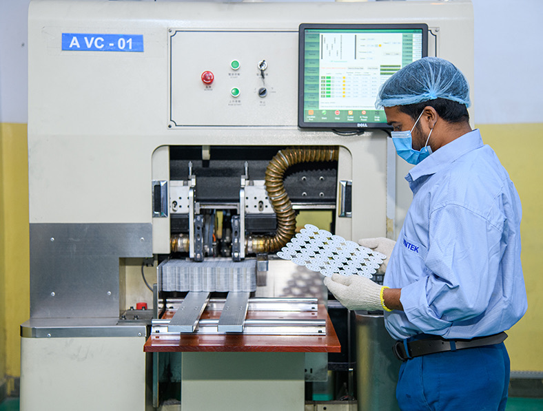 Plant and machinery at Vintek Circuits